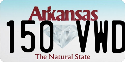 AR license plate 150VWD