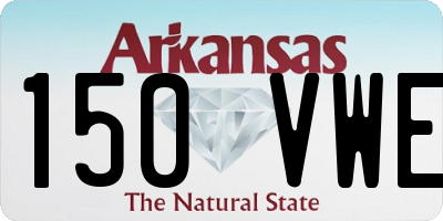 AR license plate 150VWE