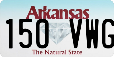 AR license plate 150VWG