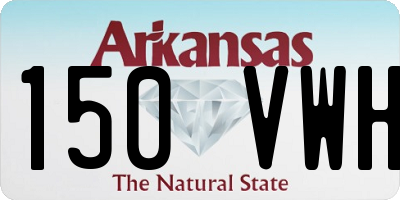 AR license plate 150VWH