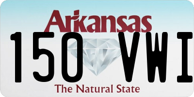 AR license plate 150VWI