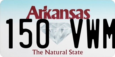 AR license plate 150VWM