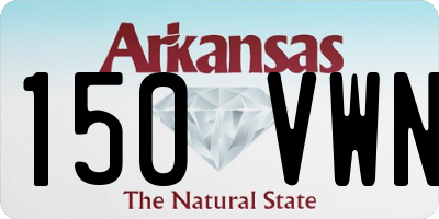 AR license plate 150VWN