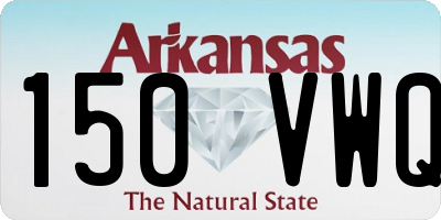AR license plate 150VWQ