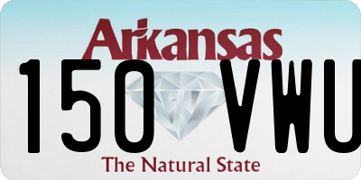 AR license plate 150VWU