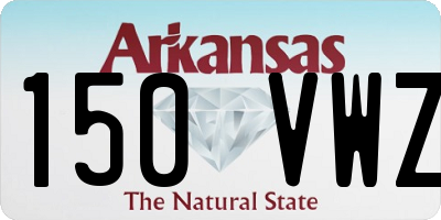 AR license plate 150VWZ