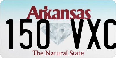 AR license plate 150VXC