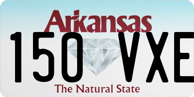 AR license plate 150VXE