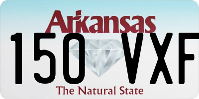 AR license plate 150VXF