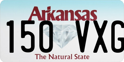 AR license plate 150VXG