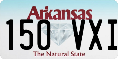 AR license plate 150VXI