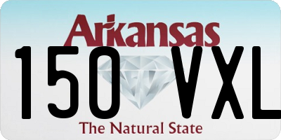 AR license plate 150VXL
