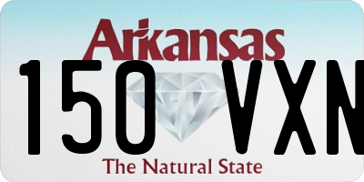 AR license plate 150VXN