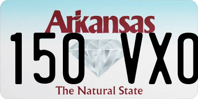 AR license plate 150VXO