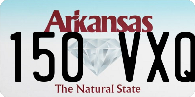 AR license plate 150VXQ