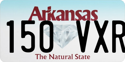 AR license plate 150VXR