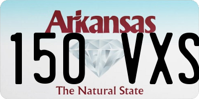 AR license plate 150VXS