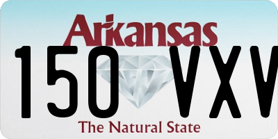 AR license plate 150VXV