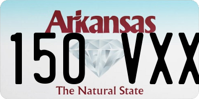 AR license plate 150VXX