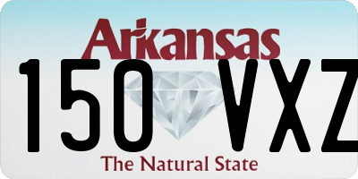 AR license plate 150VXZ