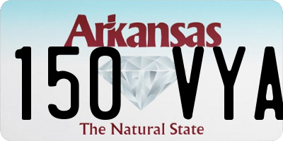 AR license plate 150VYA