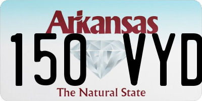 AR license plate 150VYD