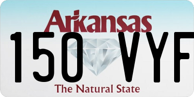 AR license plate 150VYF
