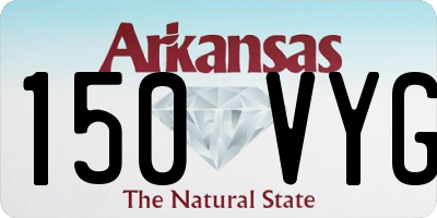 AR license plate 150VYG