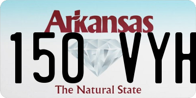 AR license plate 150VYH