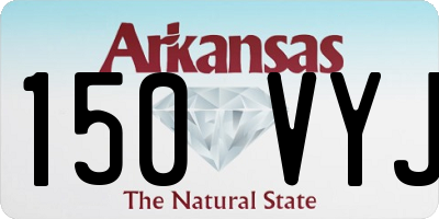 AR license plate 150VYJ
