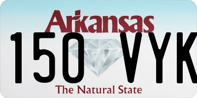 AR license plate 150VYK