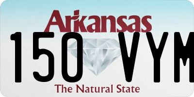 AR license plate 150VYM