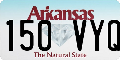 AR license plate 150VYQ