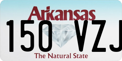 AR license plate 150VZJ