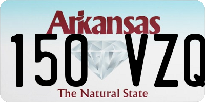 AR license plate 150VZQ