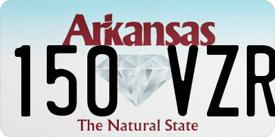 AR license plate 150VZR
