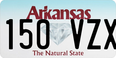 AR license plate 150VZX