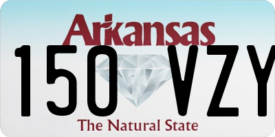 AR license plate 150VZY