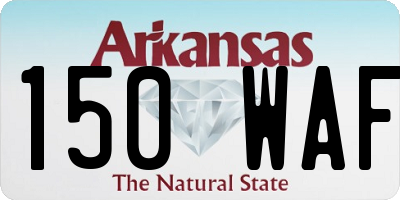 AR license plate 150WAF