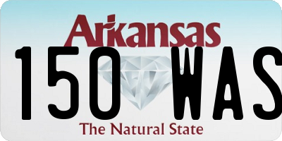 AR license plate 150WAS