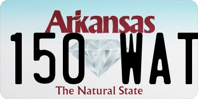 AR license plate 150WAT