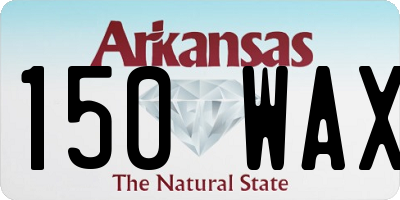 AR license plate 150WAX