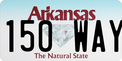 AR license plate 150WAY