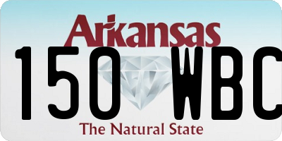 AR license plate 150WBC