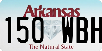 AR license plate 150WBH