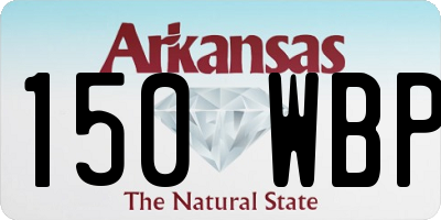 AR license plate 150WBP