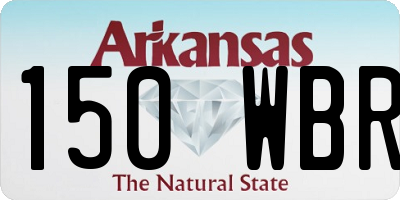 AR license plate 150WBR