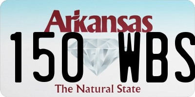 AR license plate 150WBS