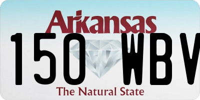 AR license plate 150WBV