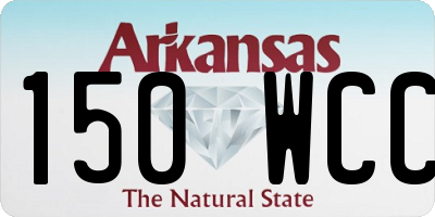 AR license plate 150WCC